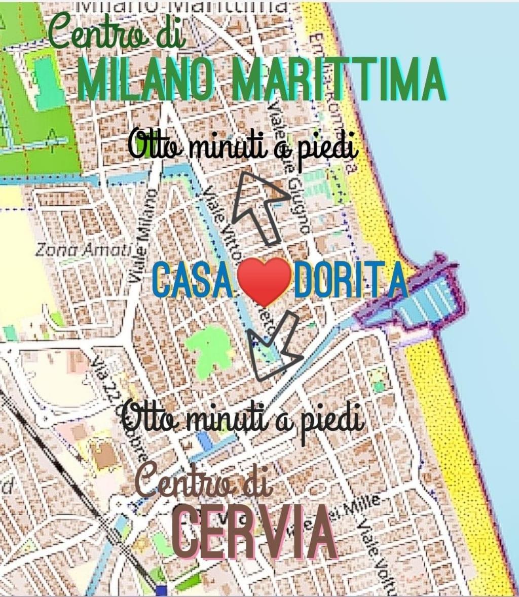 Casa Dorita - Free Breakfast Corner 8-12 Hotel Cervia Bagian luar foto